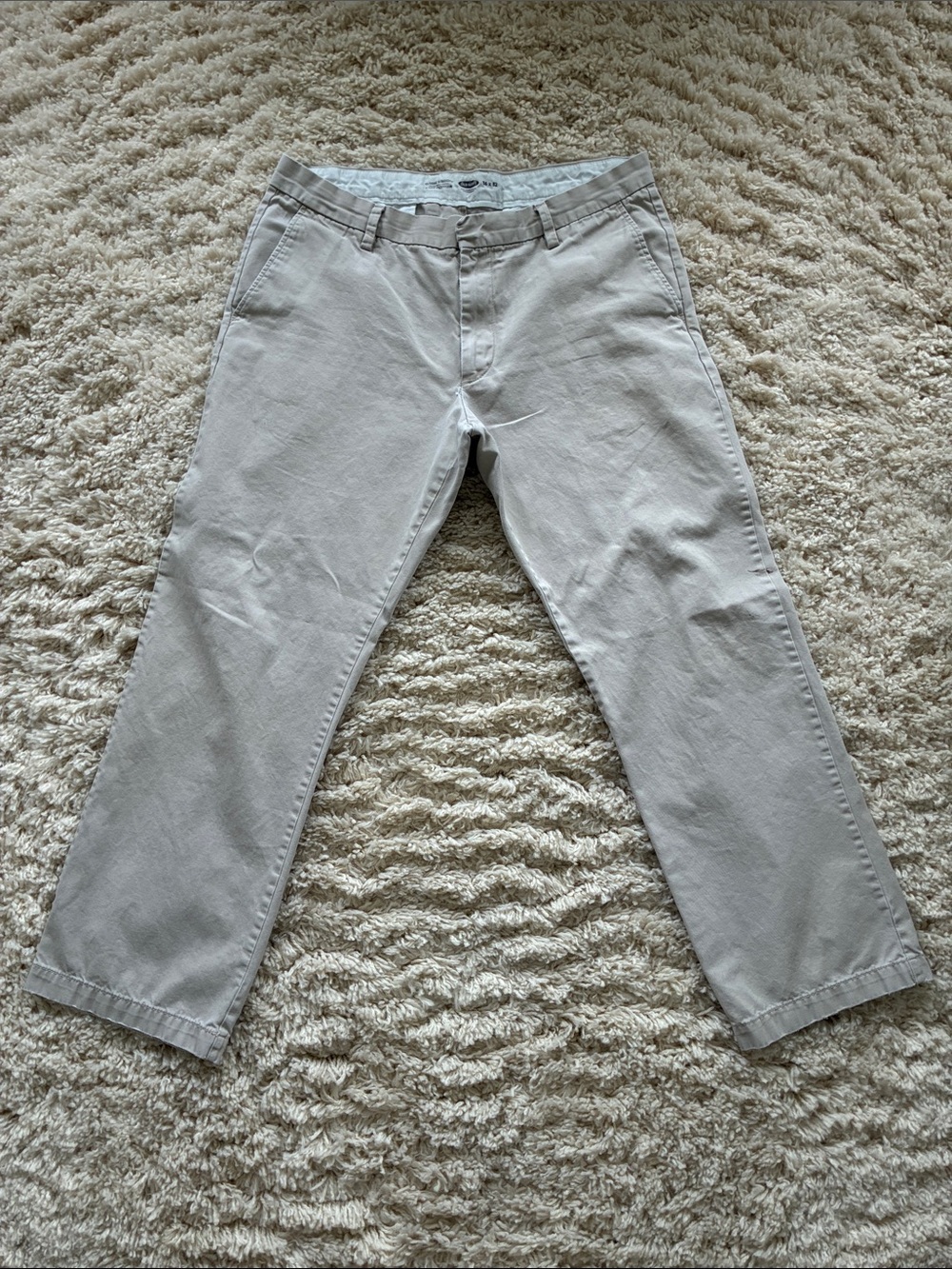 Old Navy Light Gray Men’s Chino Pants